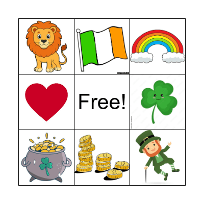 ST PATRICK'S DAY BINGO! Bingo Card