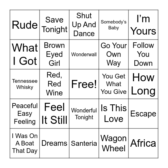LMB 3/16 Bingo Card