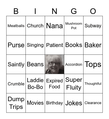Sharon's Birthday Bonanza! Bingo Card