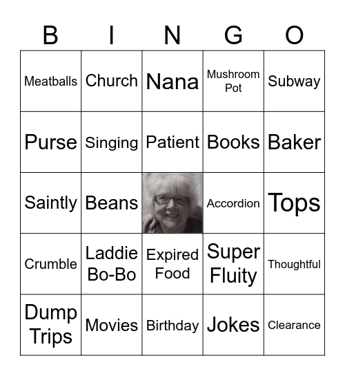Sharon's Birthday Bonanza! Bingo Card