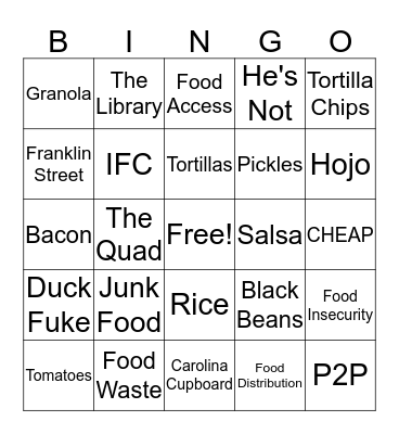 Mixed 2 Bingo Card