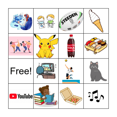 なにが　すきですか？ Bingo Card