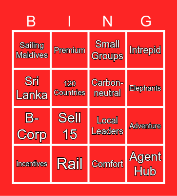Intrepid Bingo Card