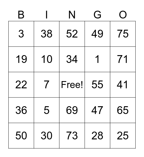 Fixxxxxzzz Bingo Card