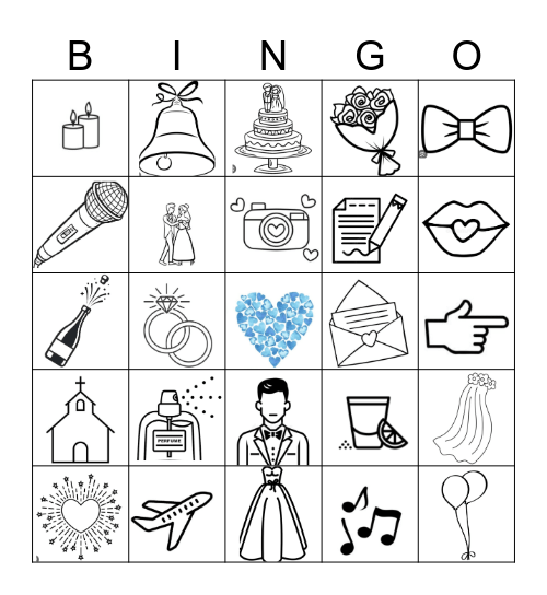 Bachelorette Bingo Card