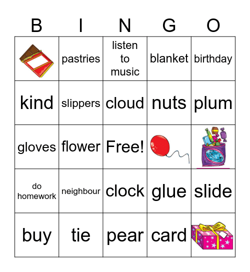 3 Bingo Card