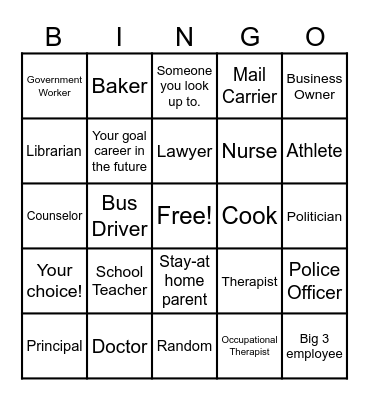 Community Bingo Card