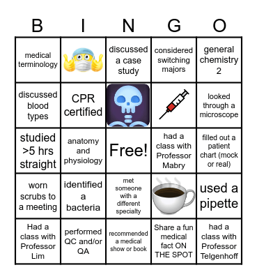 CDSS Bingo Card