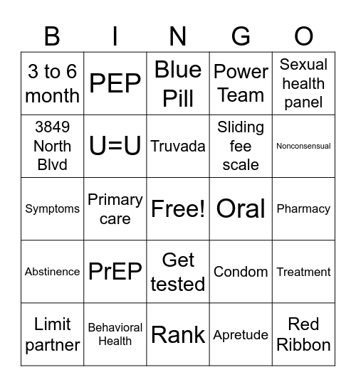 STI BINGO Card
