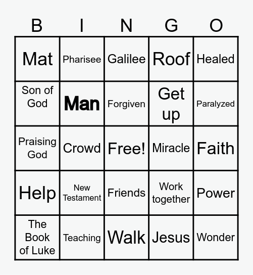WORK TOGETHER TO HELP SOMEONE Bingo Card