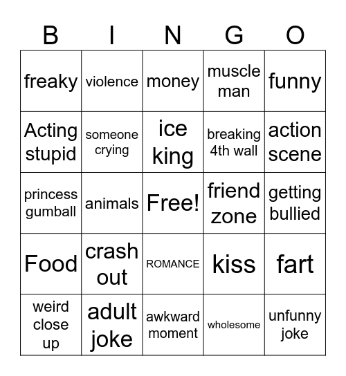 CN bingo Card
