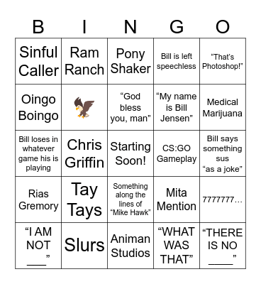 Billingo Jensen Bingo Card