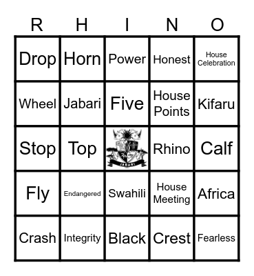 Jabari BINGO Card