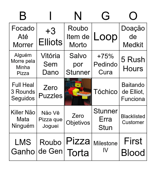 [Forsaken] Elliot Bingo Card