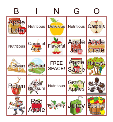 APPLES, Delma 2 Bingo Card