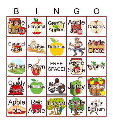 APPLES, Delma 2 Bingo Card