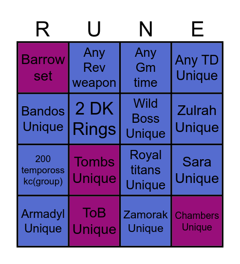 Viable Cause Bingo Card