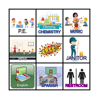 MY HIGH SCHOOL... OUR PLACE Bingo Card