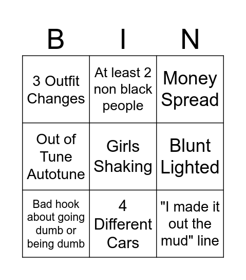 Dum, Dumb, and Dumber Bingo Card