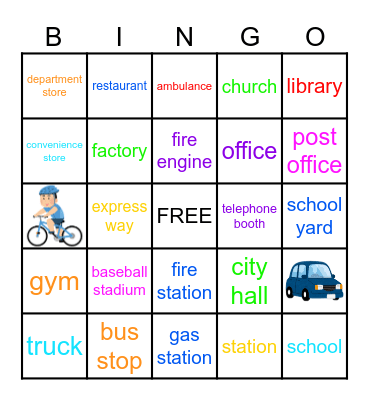 Word Web 5 Bingo Card
