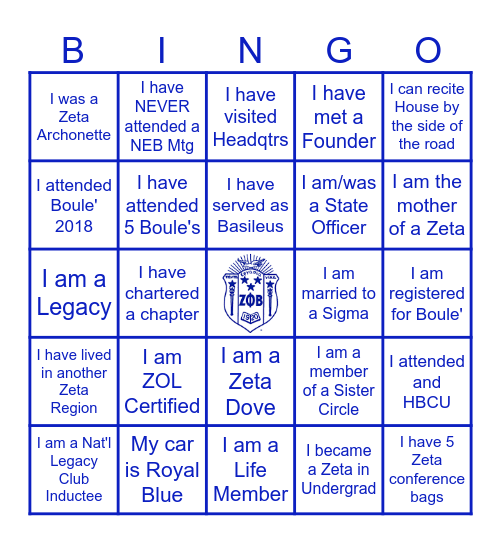 Magnificent Midwestern Region Bingo Card