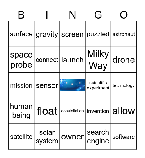 technology and space Bingo Card