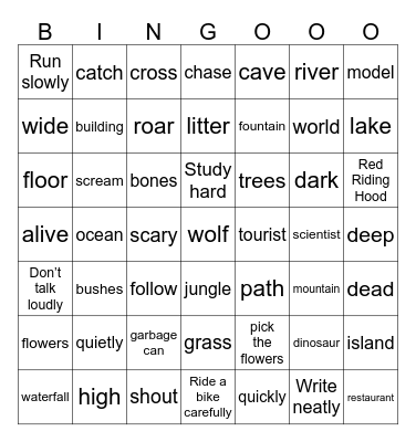 BINGO UNIT 7,8,9 😍 Bingo Card