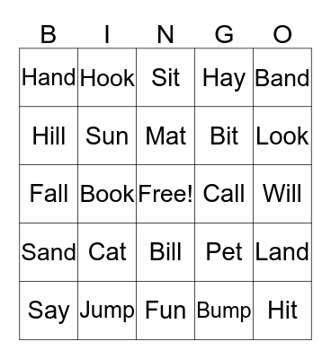 The Cat in the Hat Bingo Card