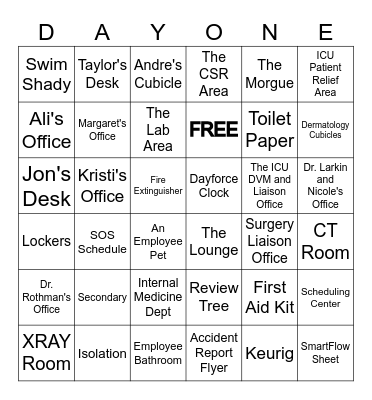 EEVC Day One Training Scavenger Hunt V1 Bingo Card