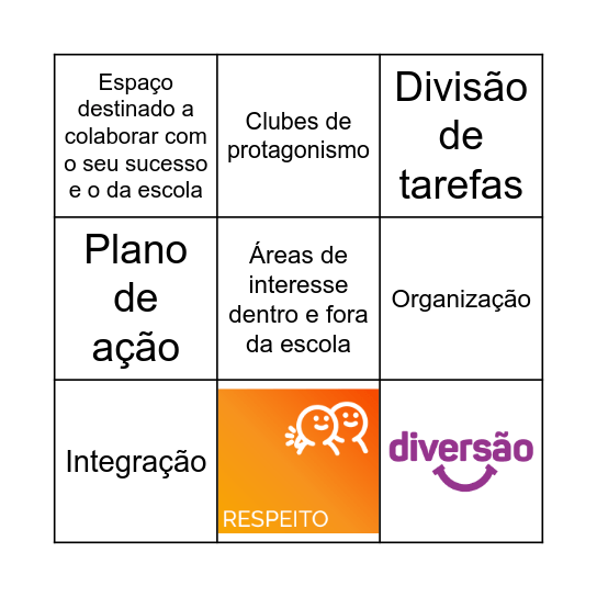 Protagonismo Bingo Card