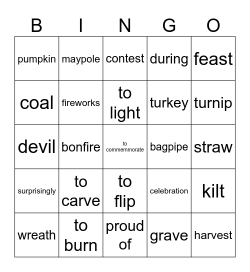 Bloggers 3 Unit 3C,D Bingo Card