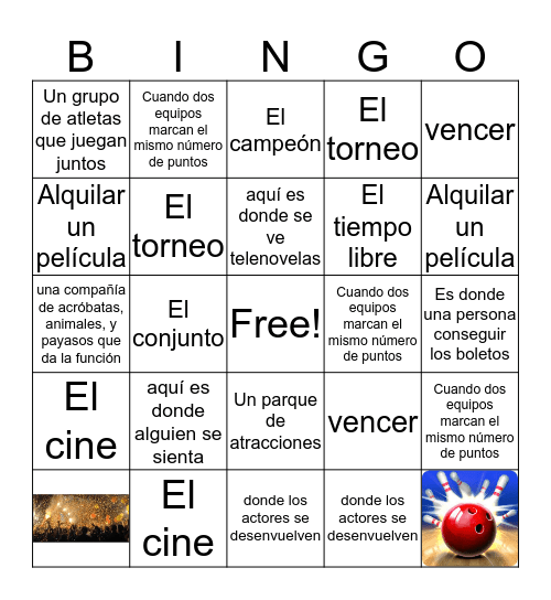 Lección Dos  Bingo Card
