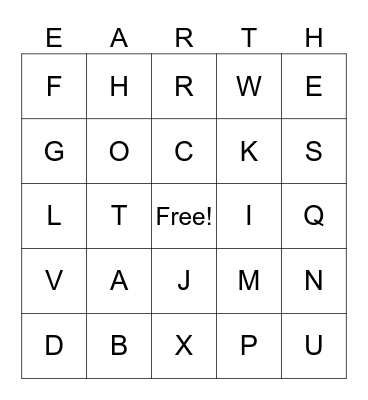 Test test aa Bingo Card