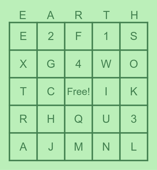 Test test aa Bingo Card