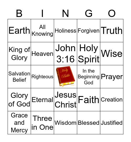 THE WORD OF GOD Bingo Card