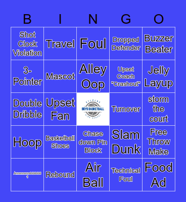 Mr. Keens NCAA March Madness Bingo Card