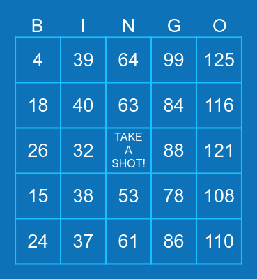 NEVER HAVE I EVER Bingo Card