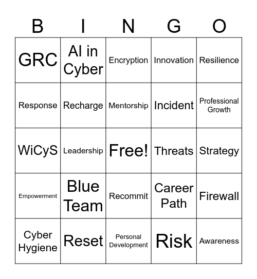 Goals That Stick ! Bingo Card