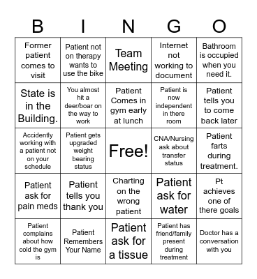 Cognitive Behavioral Therapy BINGO Card