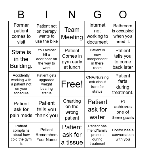 Cognitive Behavioral Therapy BINGO Card