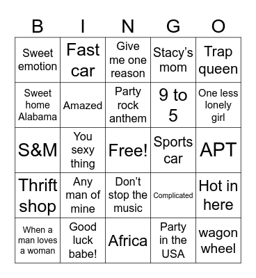 Sins and Soundwavea Bingo Card