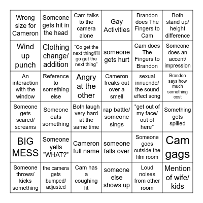 Imbrandonfarris Bingo Card