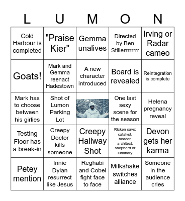 Severance Finale Party Bingo Card