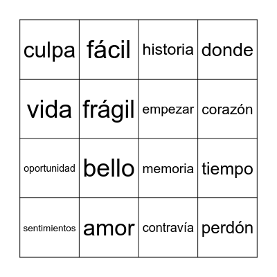 Locura de marzo Bingo Card
