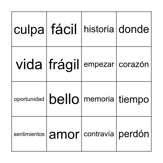 Locura de marzo Bingo Card