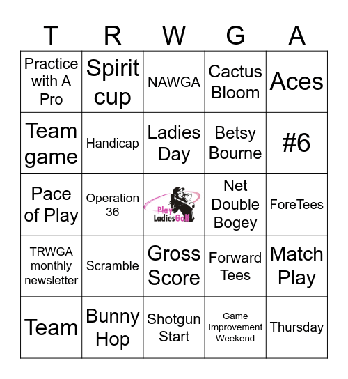 TRWGA BINGO Card
