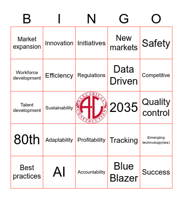 A-C Electric Change for Growth Bingo Card