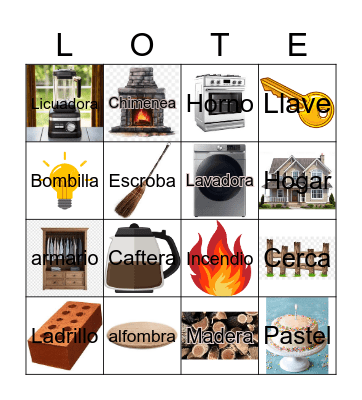 Loteria Bingo Card