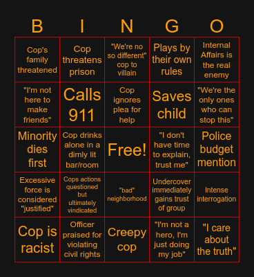 Jacobjohns_ Copaganda Bingo Card