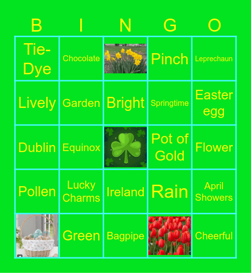 Spring Bingo Card
